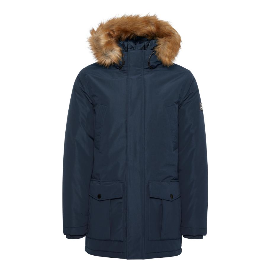 11 Project 11 Project Winterparka DUFFIN beige / donkerblauw -