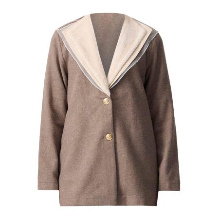 Touche Prive Touche Prive Tussenjas ecru / bruin