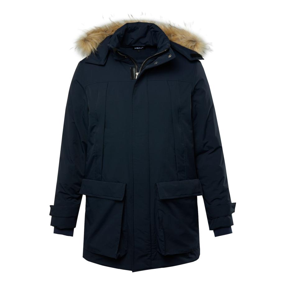 men plus Men Plus Winterparka beige / marine -