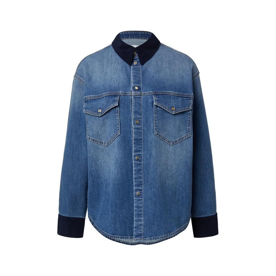 s.Oliver Tussenjas marine / blauw denim Blauw