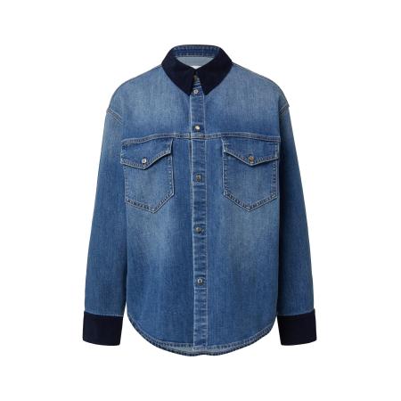 s.Oliver Tussenjas marine / blauw denim