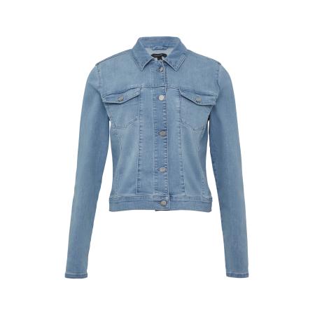 Comma COMMA Tussenjas blauw denim