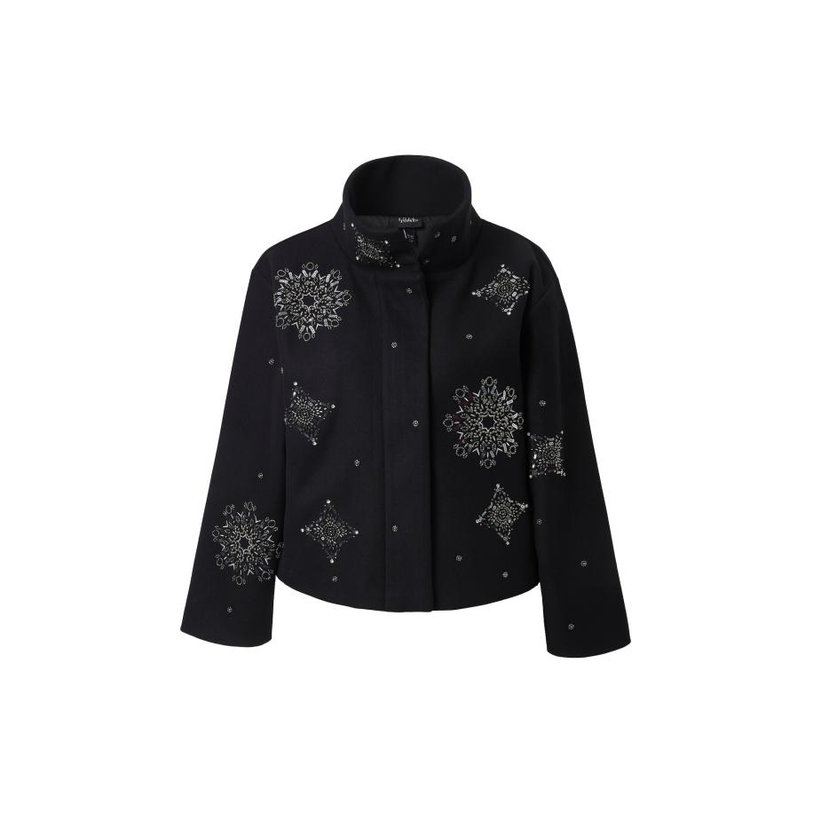 Ulla Popken Ulla Popken Tussenjas zwart / wit -