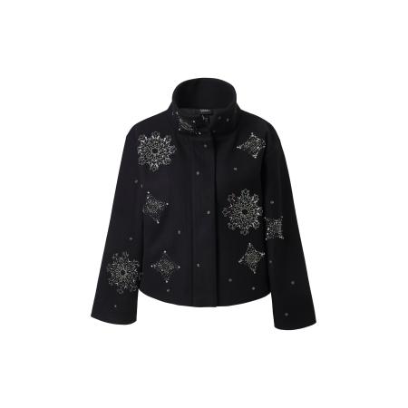 Ulla Popken Ulla Popken Tussenjas zwart / wit