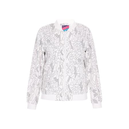 UCY Tussenjas antraciet / wit