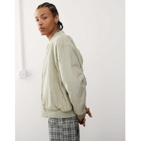 Vans - Skate - Bomberjack van corduroy in lichtbruin-Brown