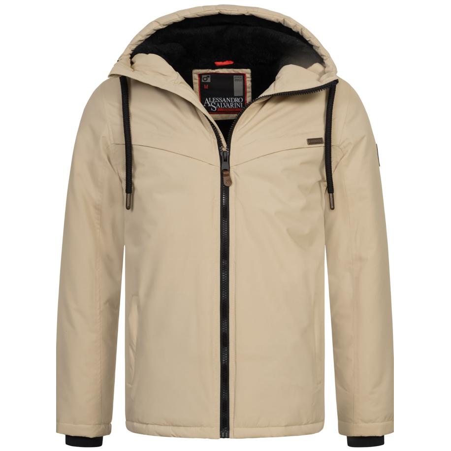 Alessandro Salvarini Alessandro Salvarini Winterjas beige / bruin -