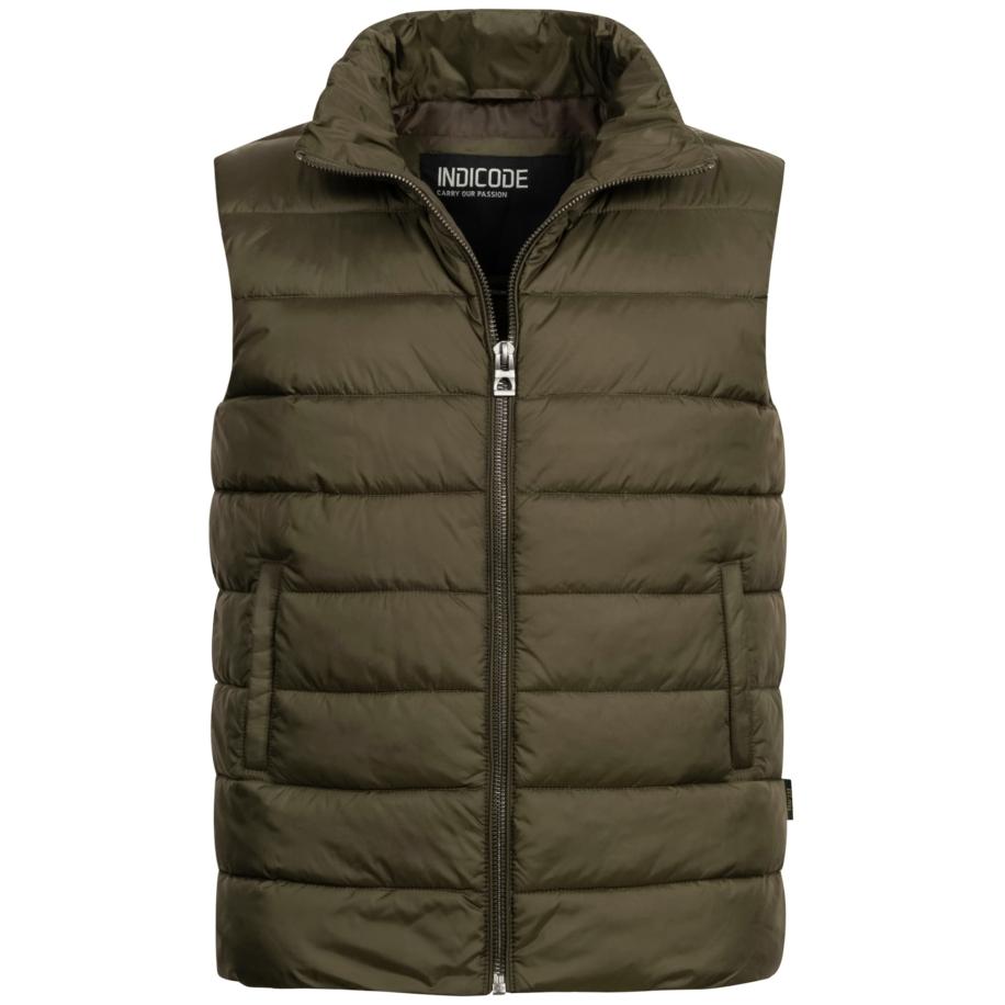 INDICODE JEANS INDICODE JEANS Bodywarmer Gibbon kaki -