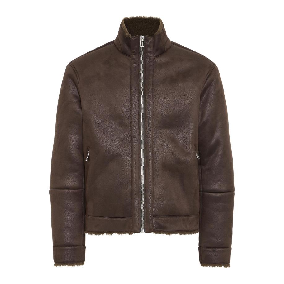 Casual Friday Casual Friday Tussenjas CFMACKSEN donkerbruin -