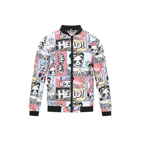 Mo ATHLSR Mo ATHLSR Tussenjas lichtblauw / chocoladebruin / koraal / wit