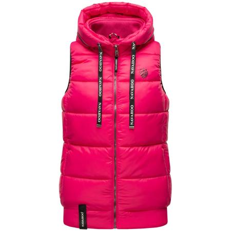 NAVAHOO NAVAHOO Bodywarmer Kassidy neonroze / zwart