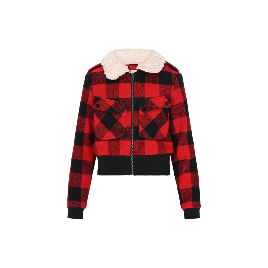 MYMO myMo ROCKS Tussenjas rood / zwart -