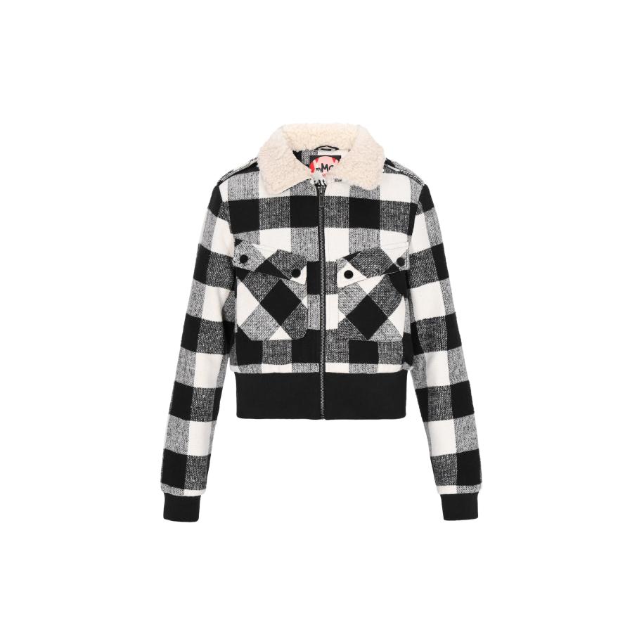 MYMO myMo ROCKS Tussenjas grijs / zwart / offwhite -
