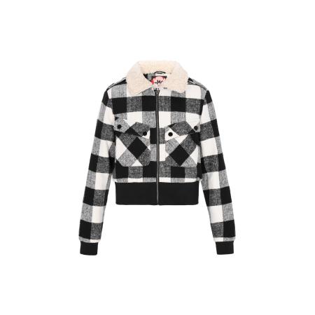 MYMO myMo ROCKS Tussenjas grijs / zwart / offwhite