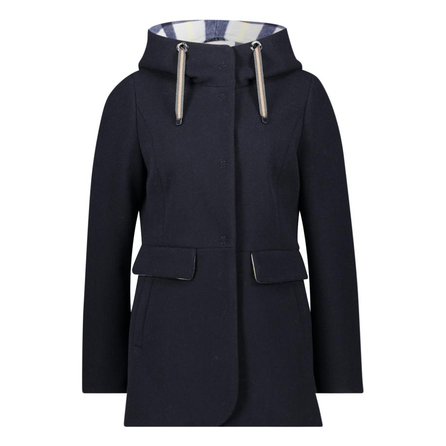 Amber & June Amber & June Winterjas donkerblauw -