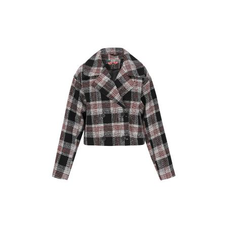 MYMO myMo ROCKS Tussenjas roestbruin / lichtgrijs / zwart