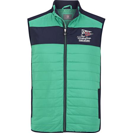 jan vanderstorm Jan Vanderstorm Bodywarmer Ratmar navy / groen / wit