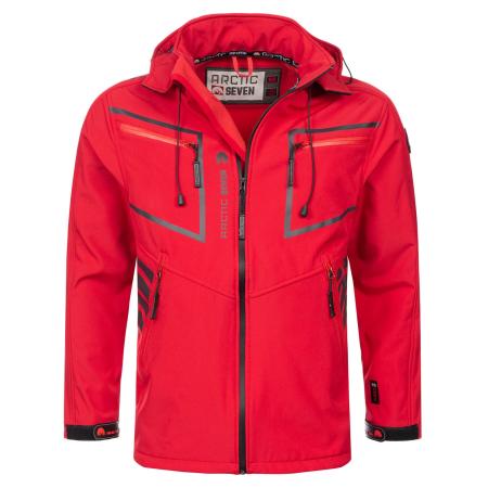 Arctic Seven Arctic Seven Functionele jas rood / zwart