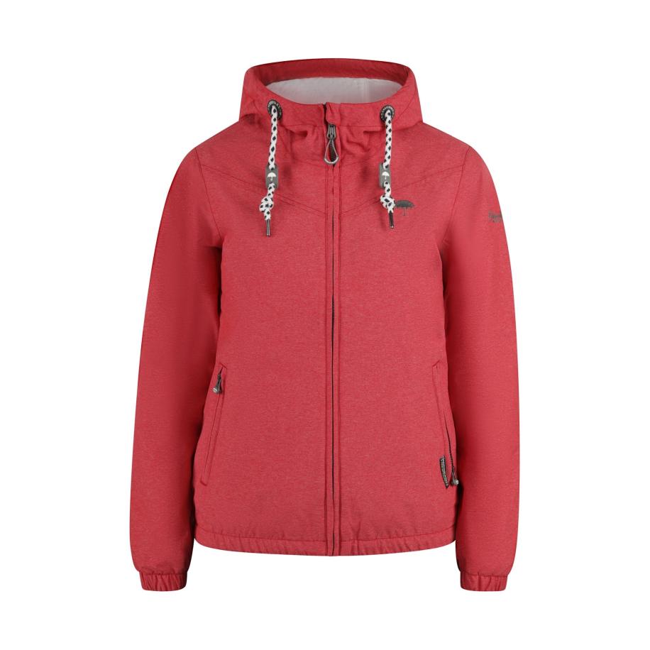 Schmuddelwedda Schmuddelwedda Functionele jas rood gemêleerd -