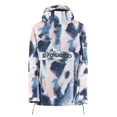 Fundango Outdoorjas Birch ECO Logo Anorak blauw