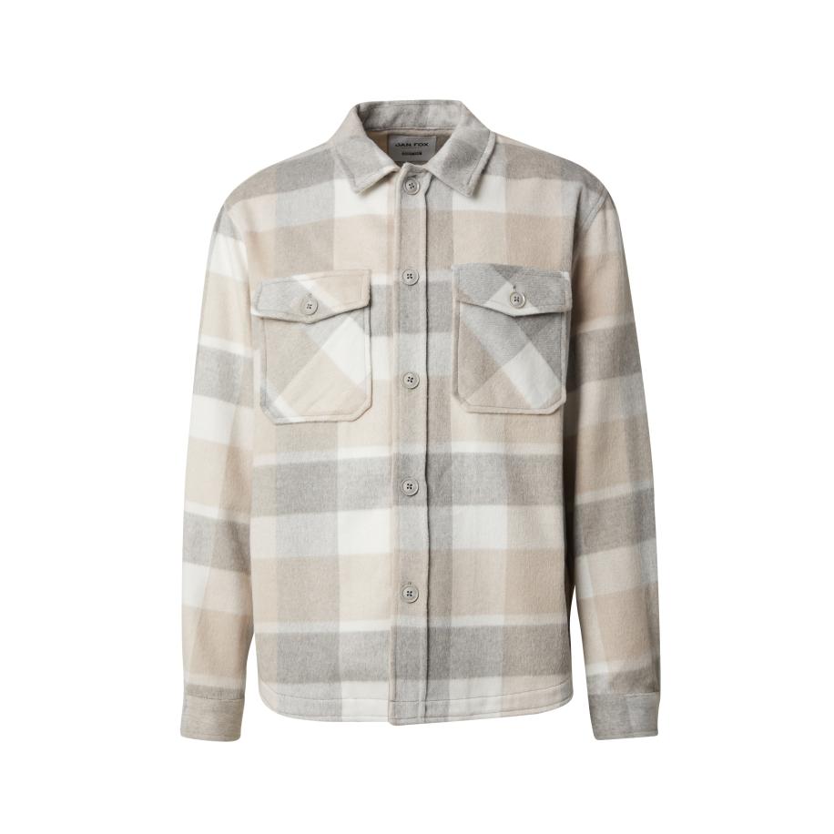 DAN FOX APPAREL DAN FOX APPAREL Tussenjas Johann beige / grijs / offwhite -