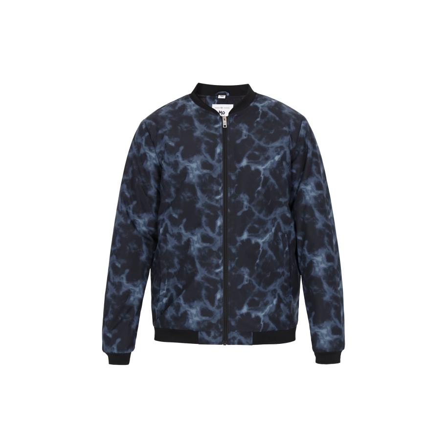 MO MO Tussenjas blauw / zwart -