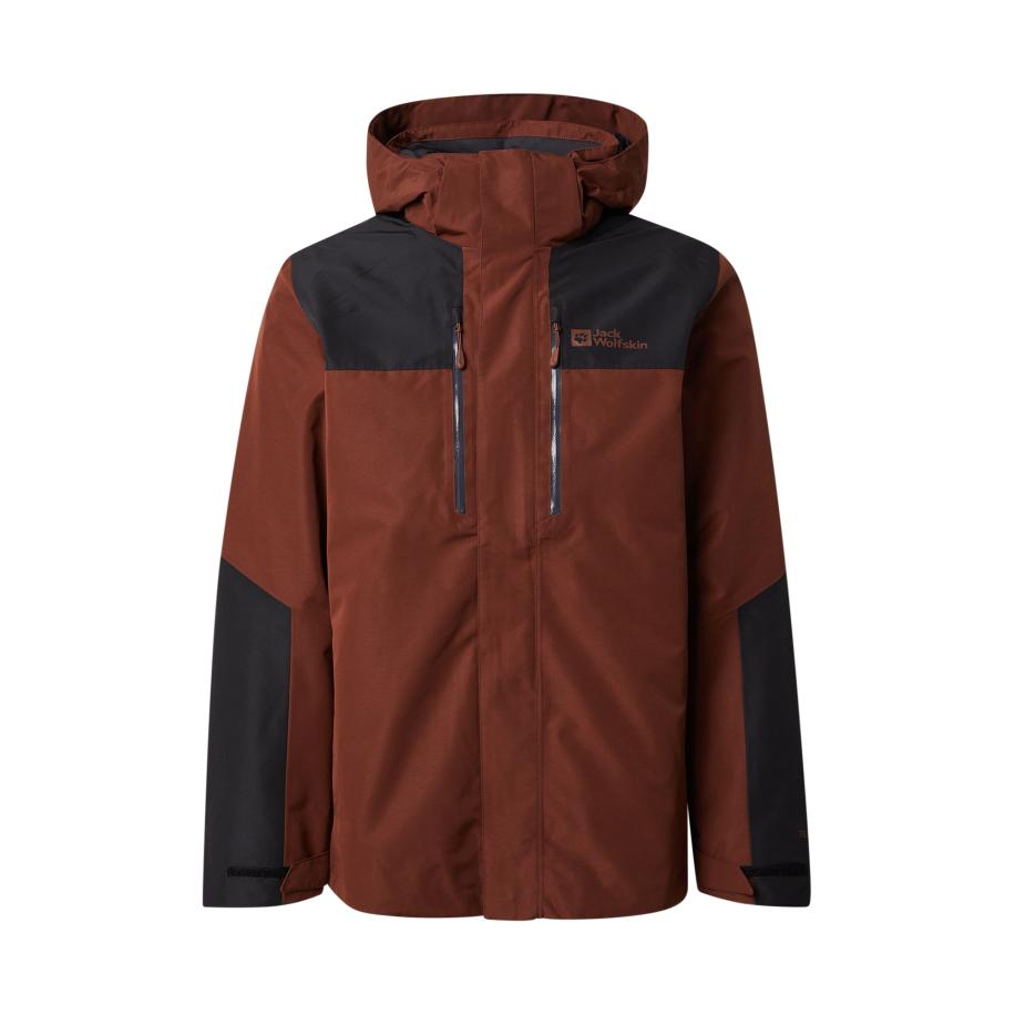Jack Wolfskin JACK WOLFSKIN Outdoorjas Jasper roestbruin / zwart -