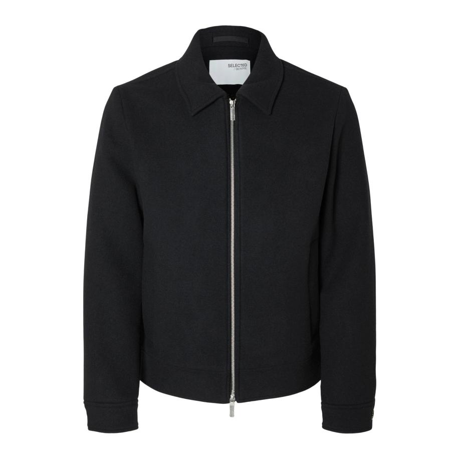 Selected SELECTED Tussenjas SLHPHILIP zwart -