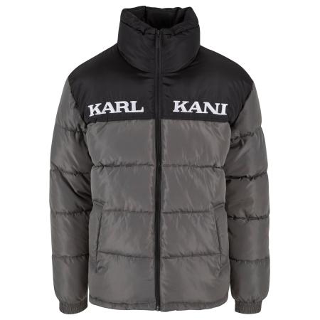 Karl Kani Karl Kani Winterjas Essential donkergrijs / zwart / wit