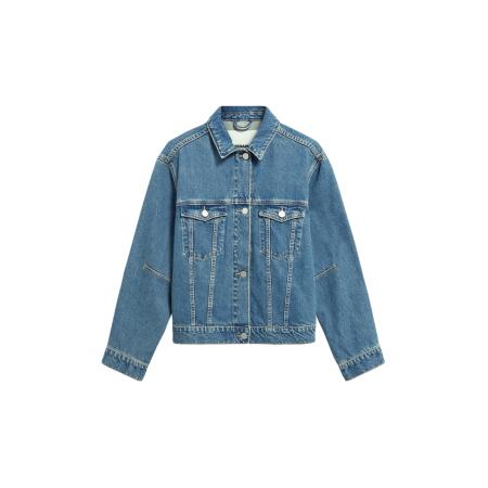 Armedangels ARMEDANGELS Tussenjas blauw denim