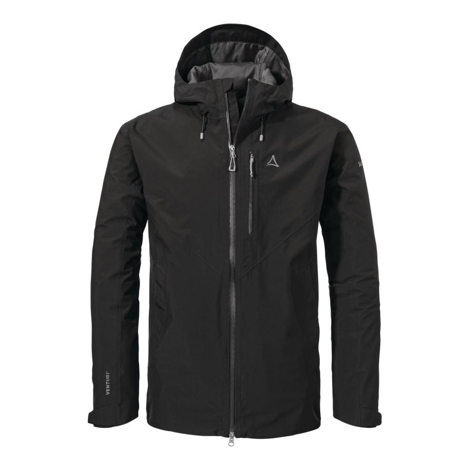 Schöffel Schöffel Outdoorjas Hiking Jacket Style Mauku MNS zwart -