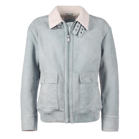 Mustang MUSTANG Tussenjas hemelsblauw / wit