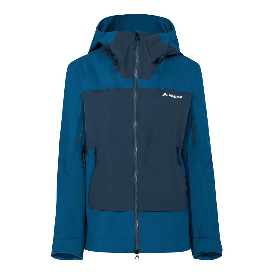 Vaude VAUDE Outdoorjas Croz Alpine navy / enziaan / wit -