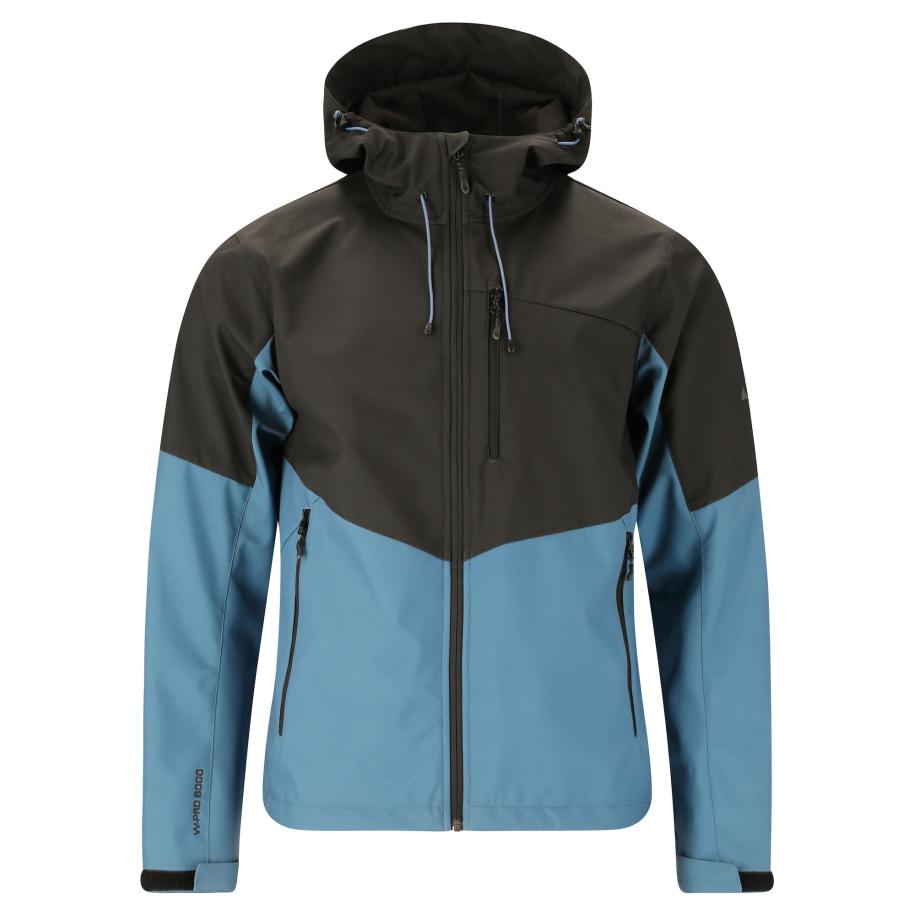 Whistler Whistler Sportjas Rodney hemelsblauw / chocoladebruin -