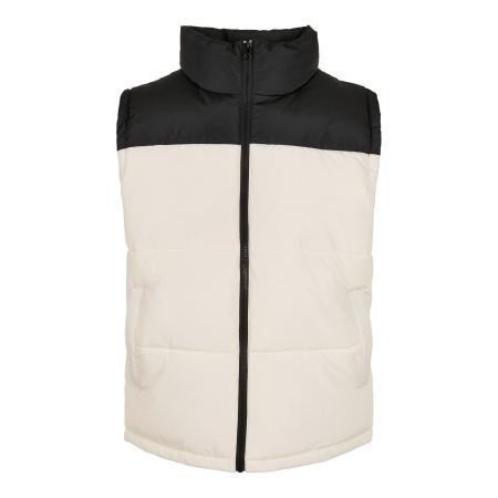 Urban Classics Urban Classics Bodywarmer zwart / wit
