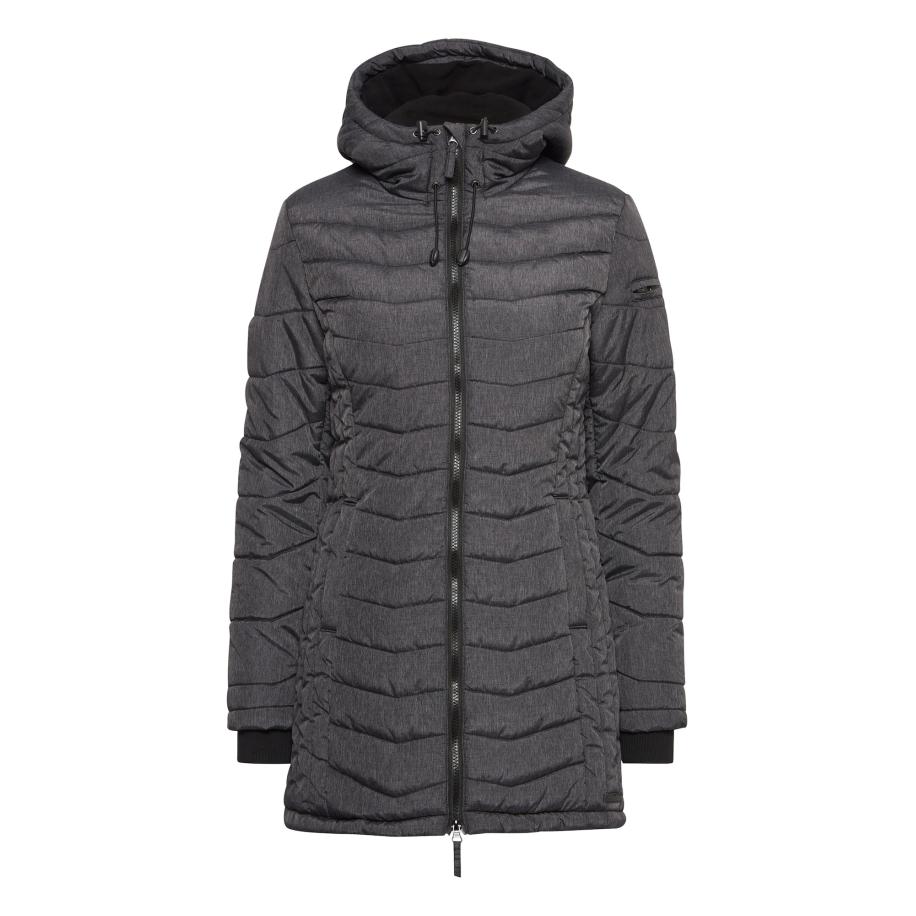 Oxmo Winterjas NELLY grijs Grijs