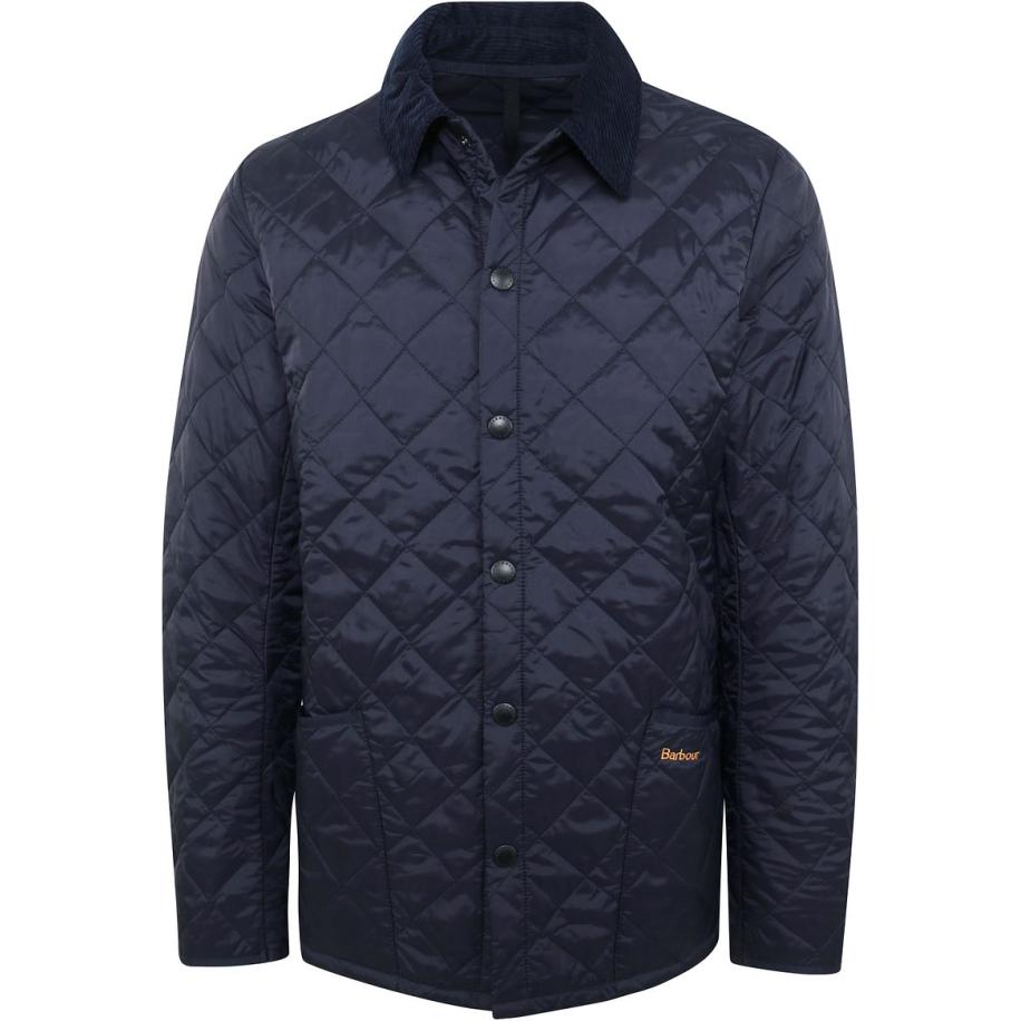 Barbour Heritage Liddesdale Quilted Jas Navy Blauw