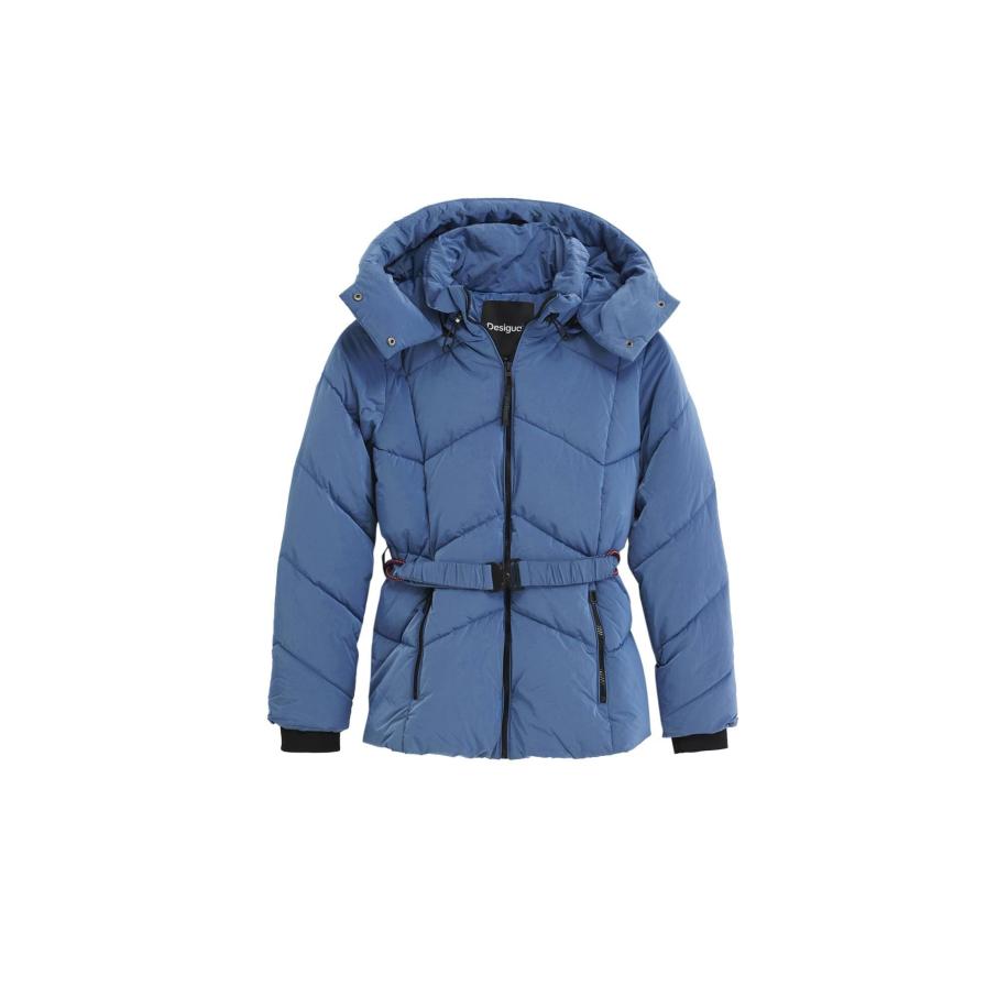 Desigual Desigual Winterjas blauw -