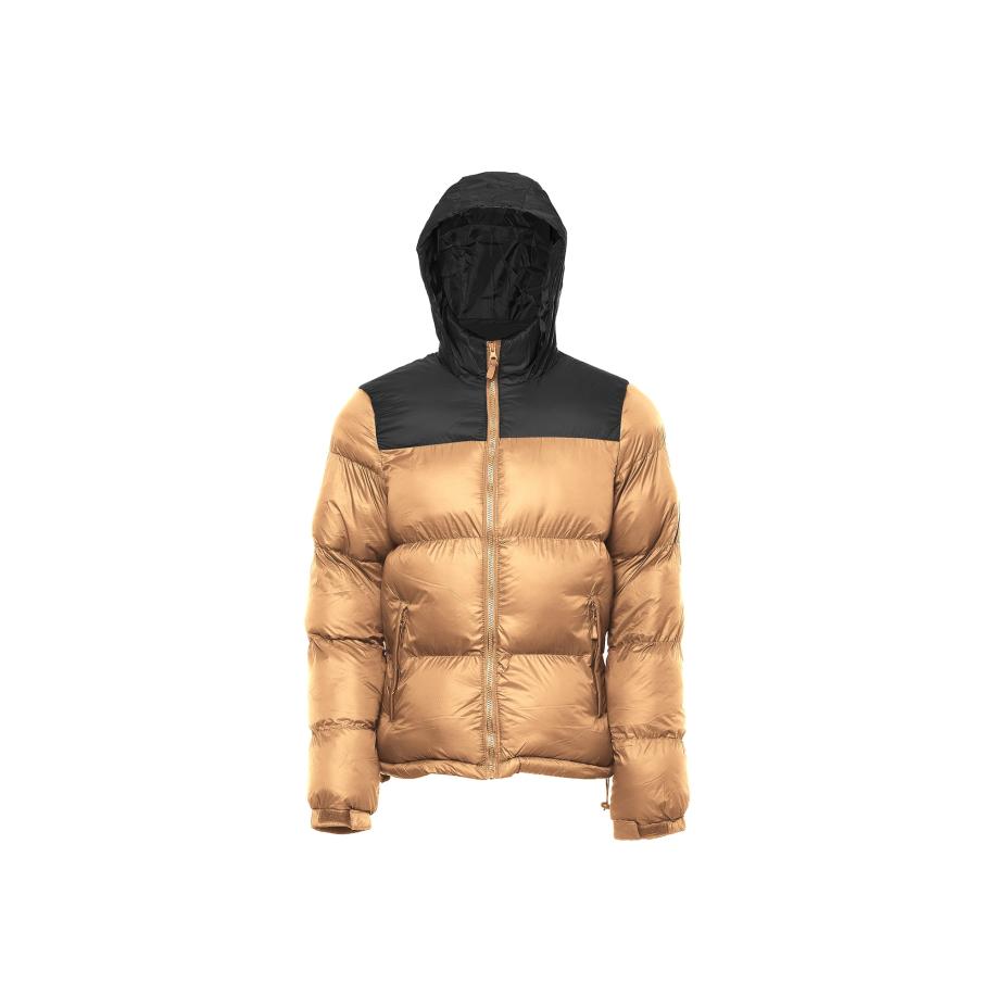 MO MO Winterjas cappuccino / zwart -