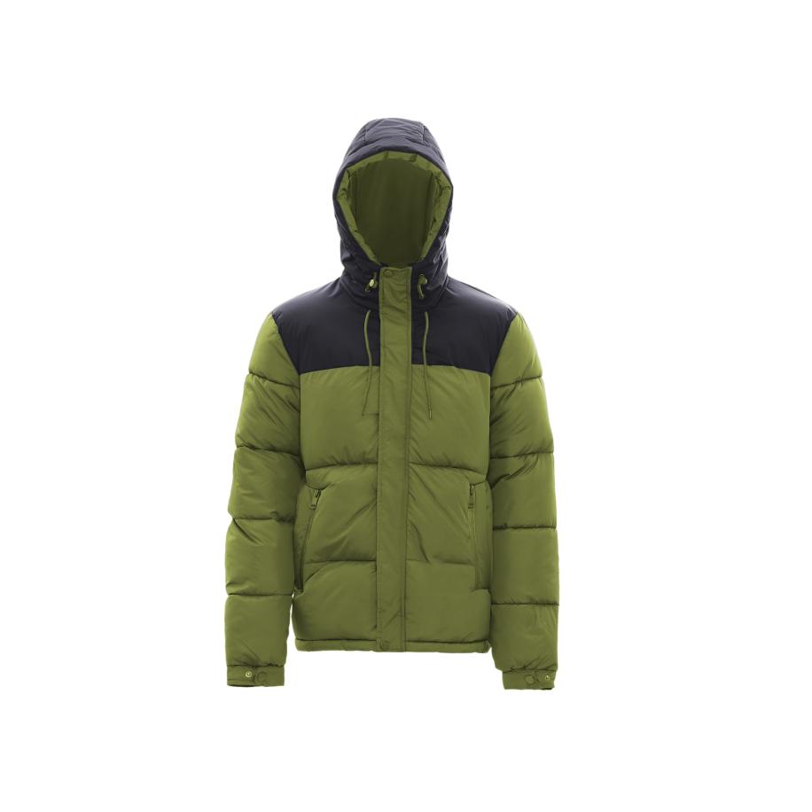MO MO Winterjas olijfgroen / zwart -