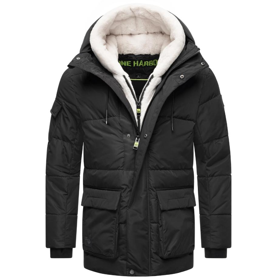 STONE HARBOUR STONE HARBOUR Winterjas Lauroo ecru / zwart -