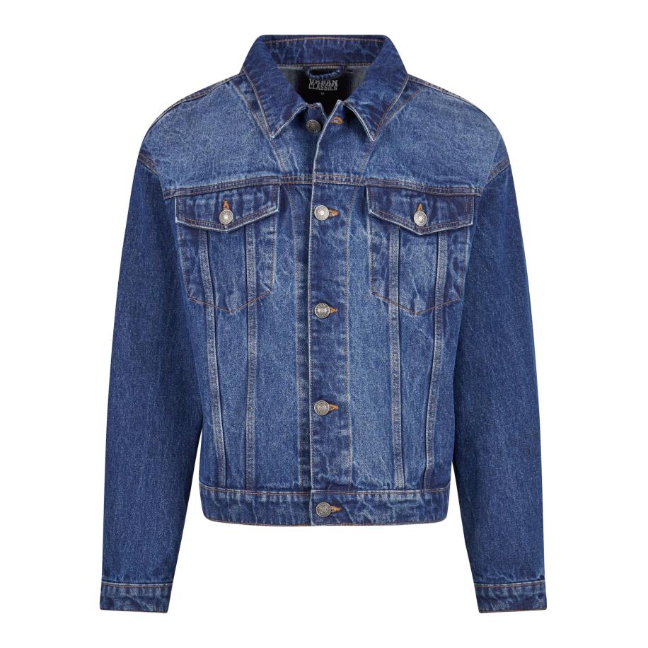 Urban Classics Urban Classics Tussenjas blauw denim -