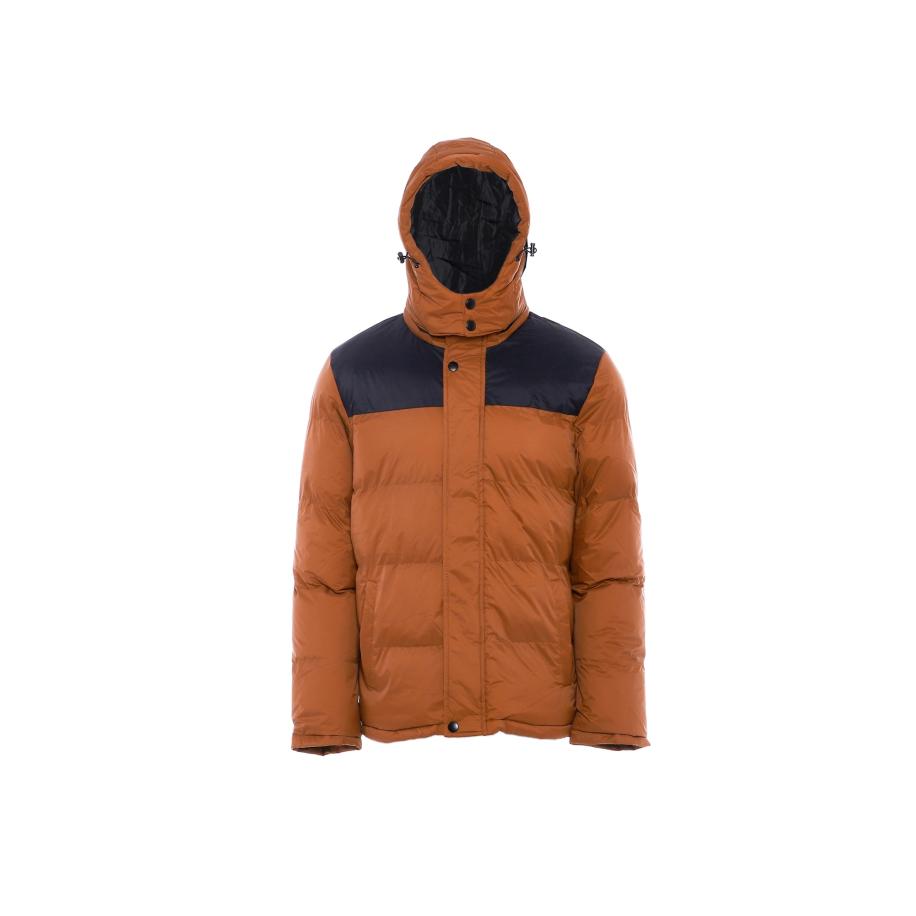 keepsuwarm Winterjas cognac / zwart Bruin