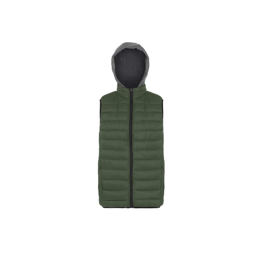 Flyweight Flyweight Bodywarmer grijs / donkergroen -