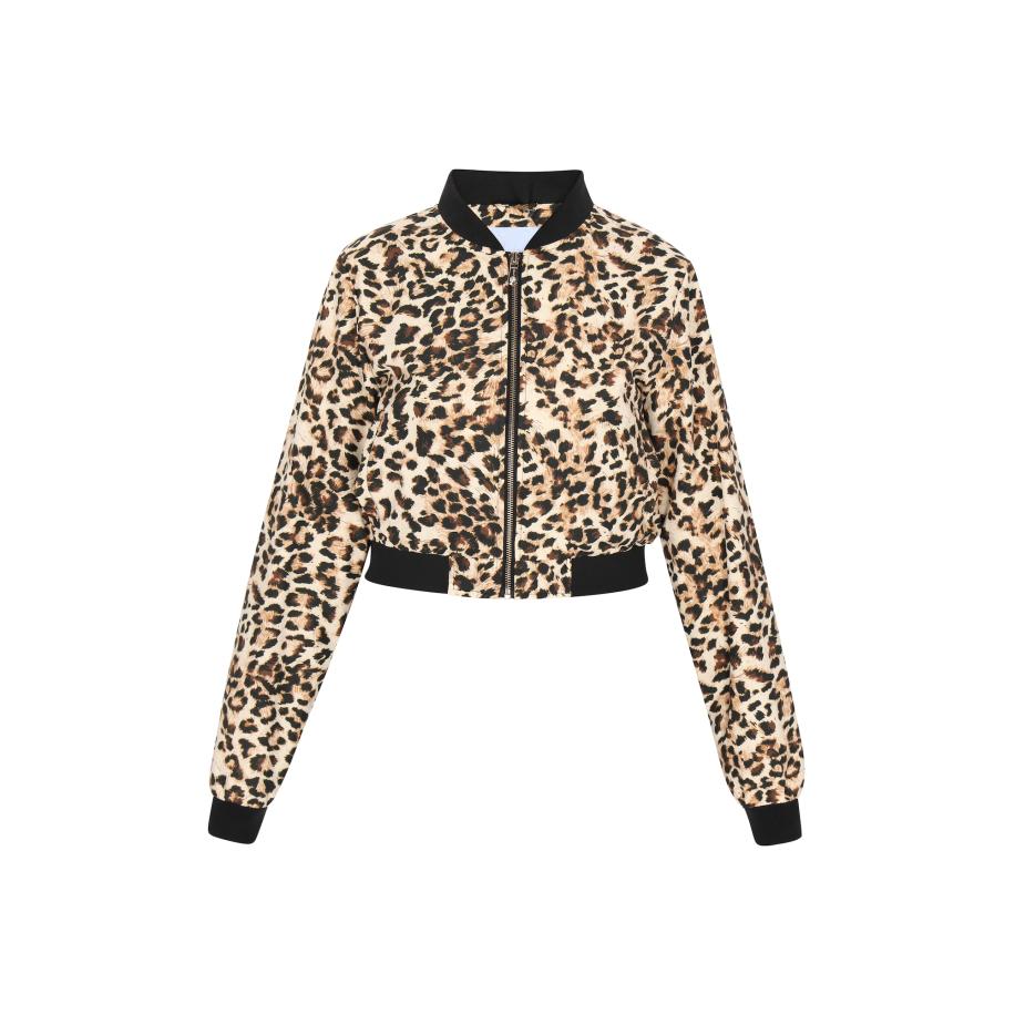 faina Athlsr faina Athlsr Tussenjas crème / bruin / zwart -