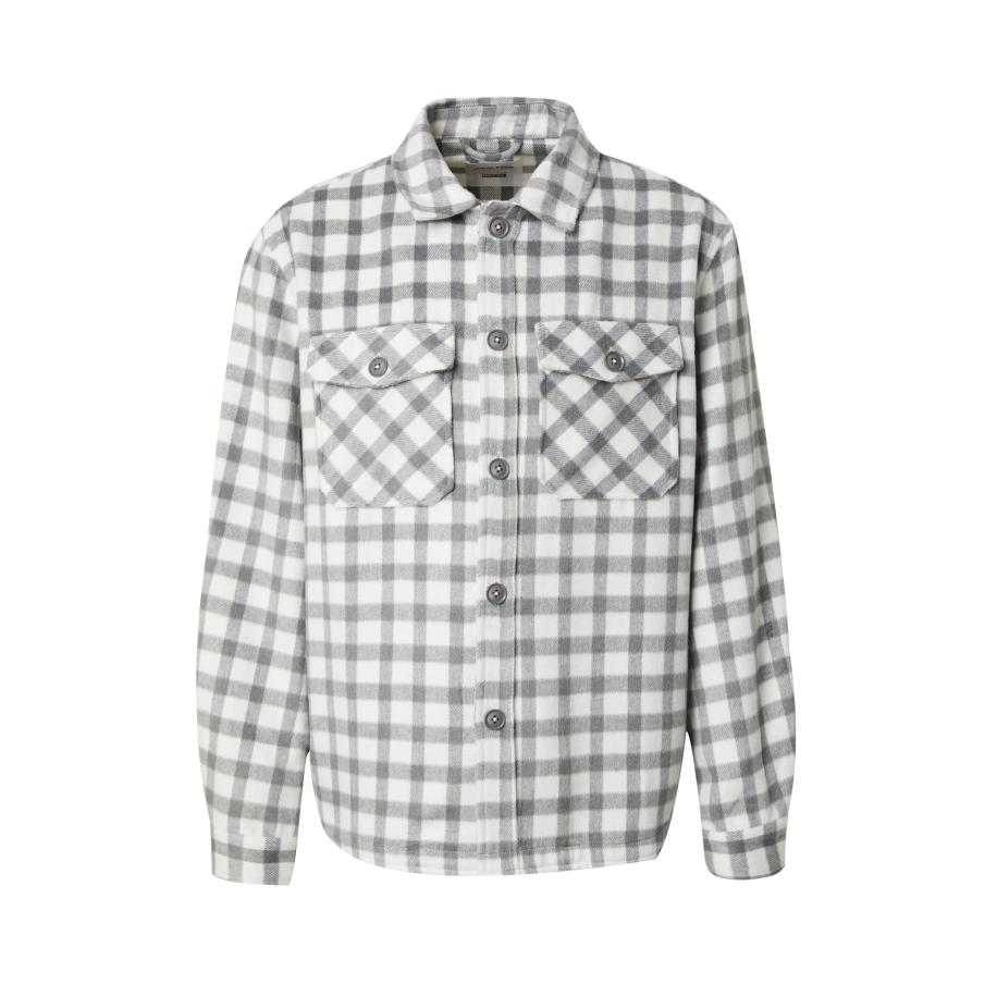 DAN FOX APPAREL DAN FOX APPAREL Tussenjas Benjamin grijs / wit -