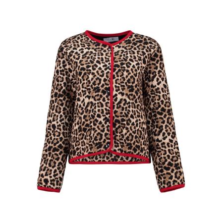 Hailys Hailys Tussenjas Ja44ckie bruin / mokka / rood / zwart