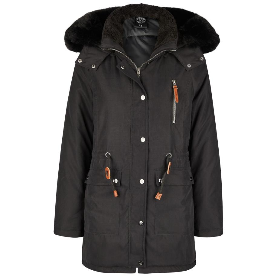 Navigazione Tussenparka zwart Zwart