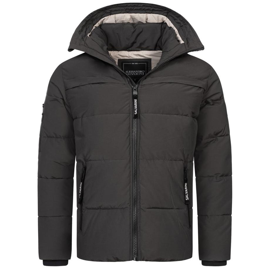 Alessandro Salvarini Alessandro Salvarini Winterjas donkergrijs -