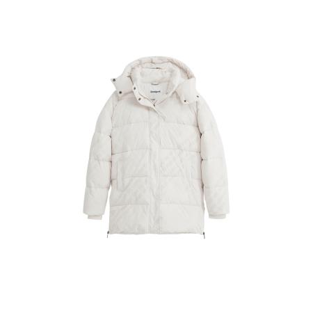 Desigual Desigual Winterjas wit